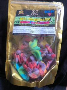 Sour Octopus THC gummies (1000 mg) sour octopus thc gummies scaled